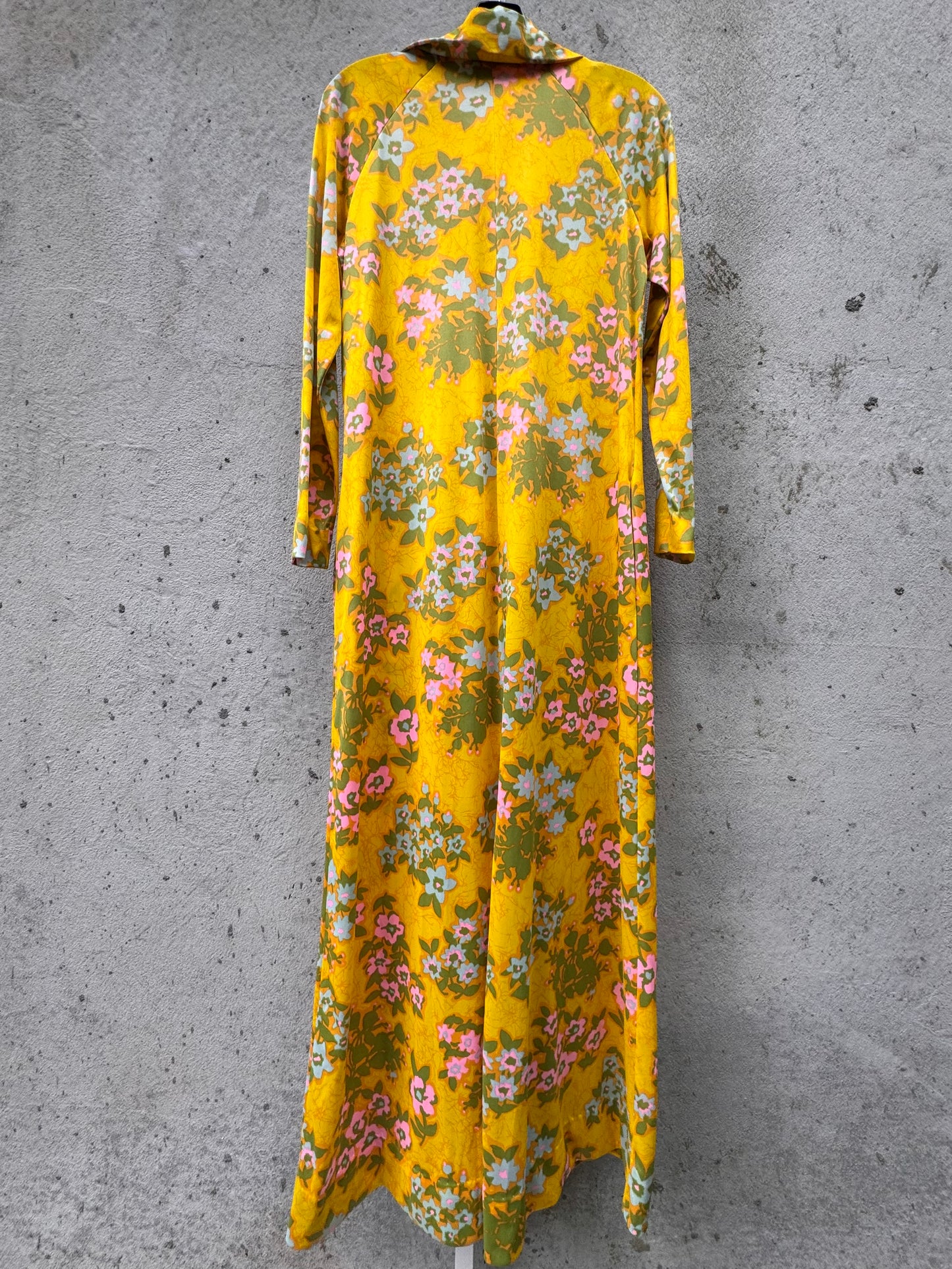 1960s Yellow Floral Loungewear