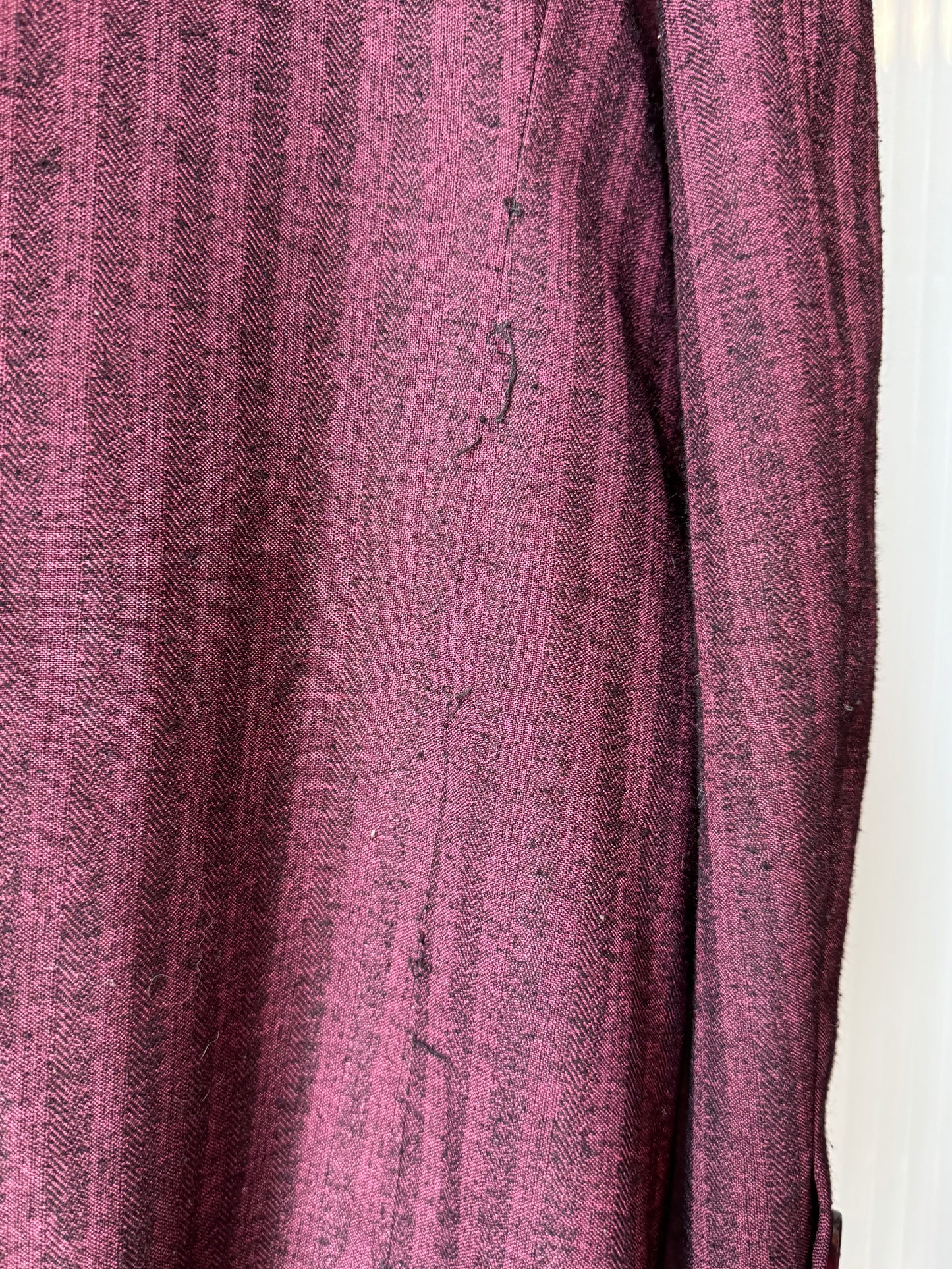 1990s Purple & Black Striped Suit Set