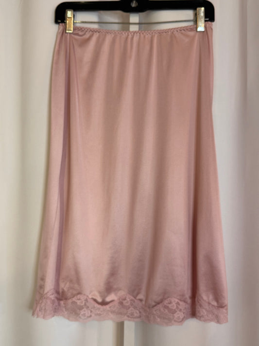 1980s Pink Skirt Slip