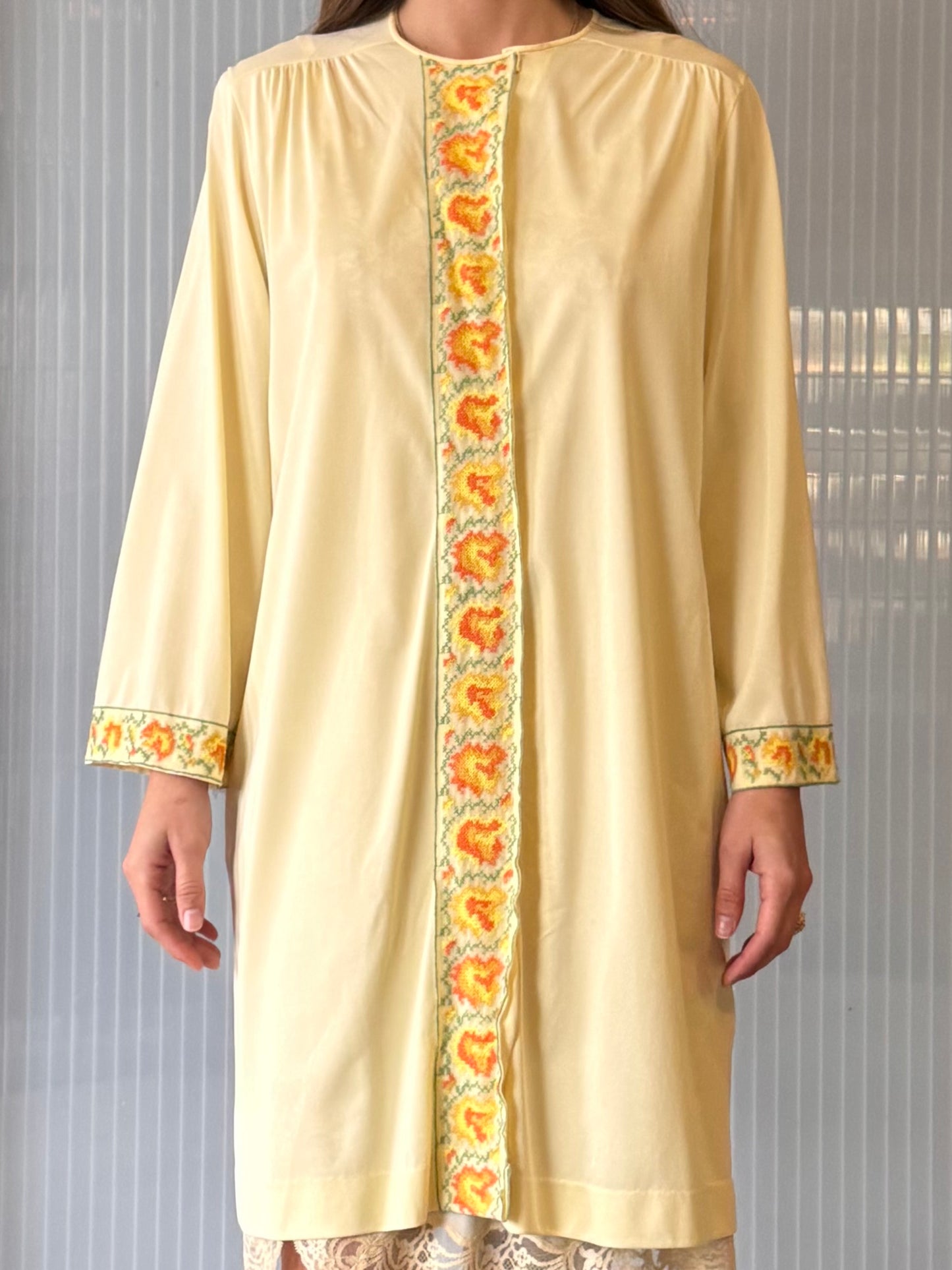 1960s Gossard Artemis Yellow Nightgown