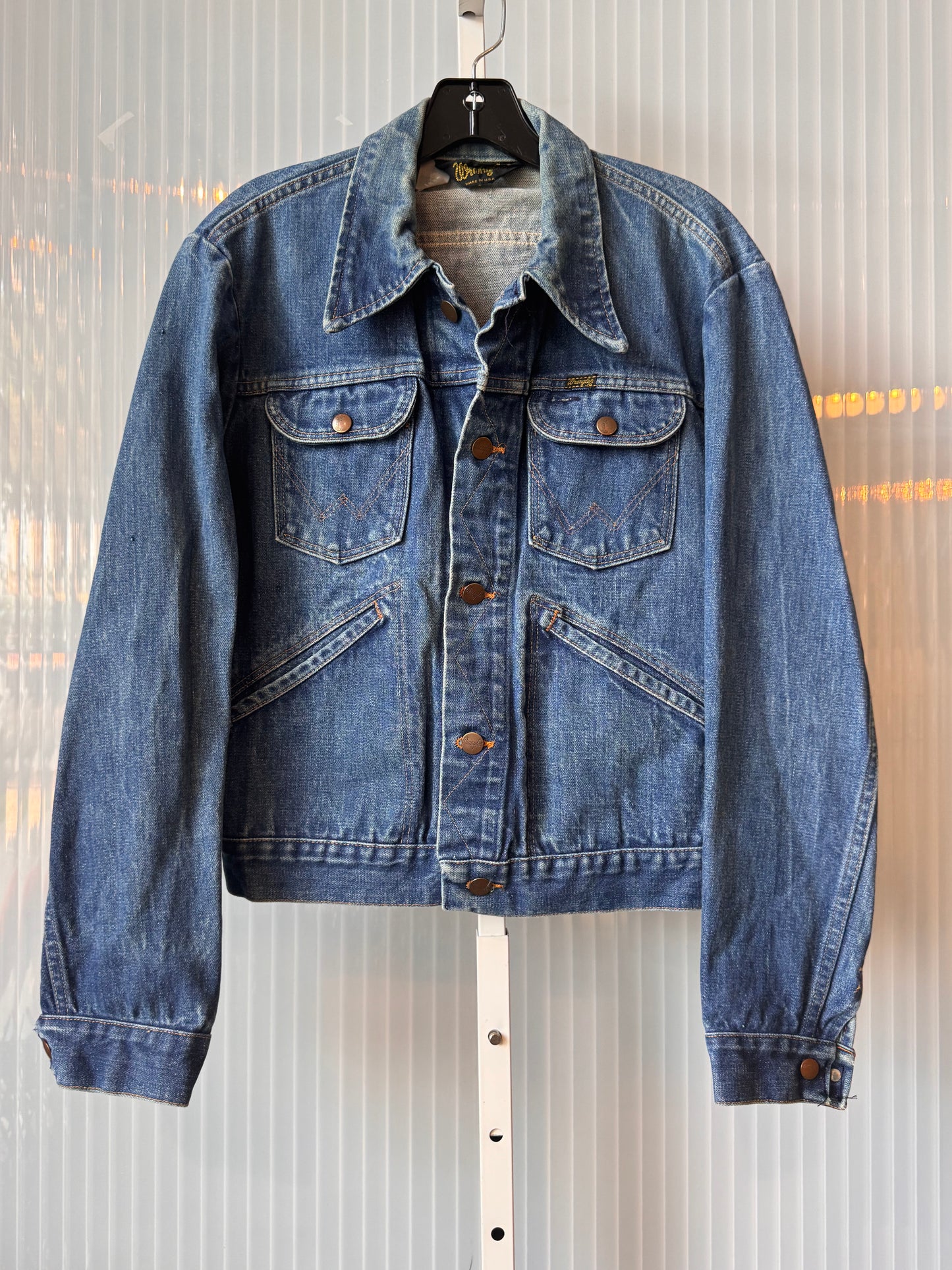 1960s Wrangler Medium-Wash Blue Denim Jacket