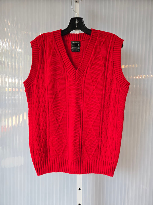 1960s JCPenney's Red Sweater Vest