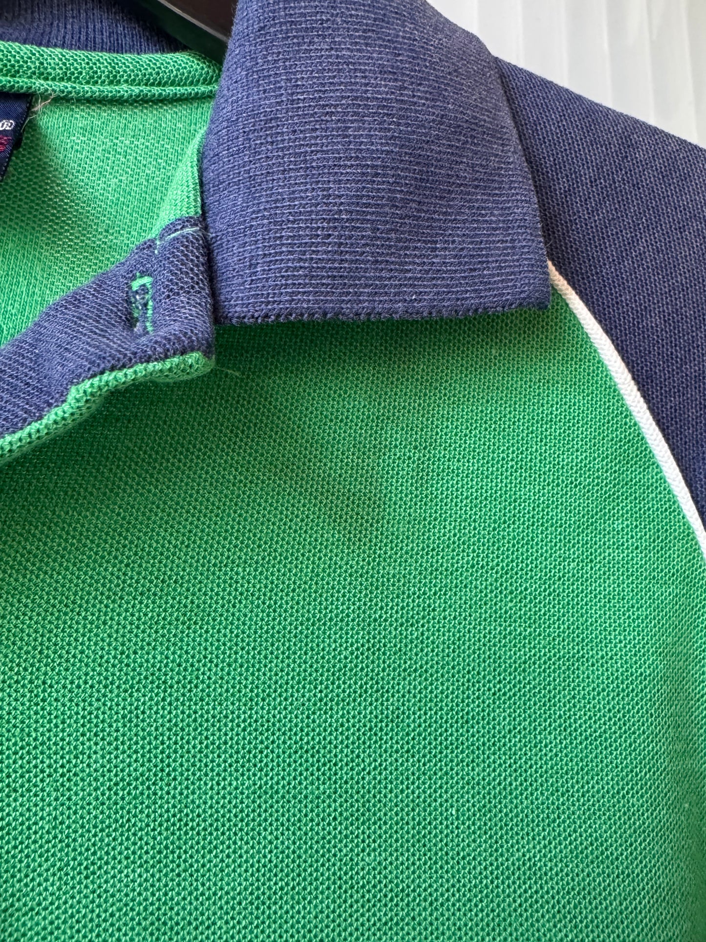 1970s Levi's Green 1/4th Button-Up Shirt