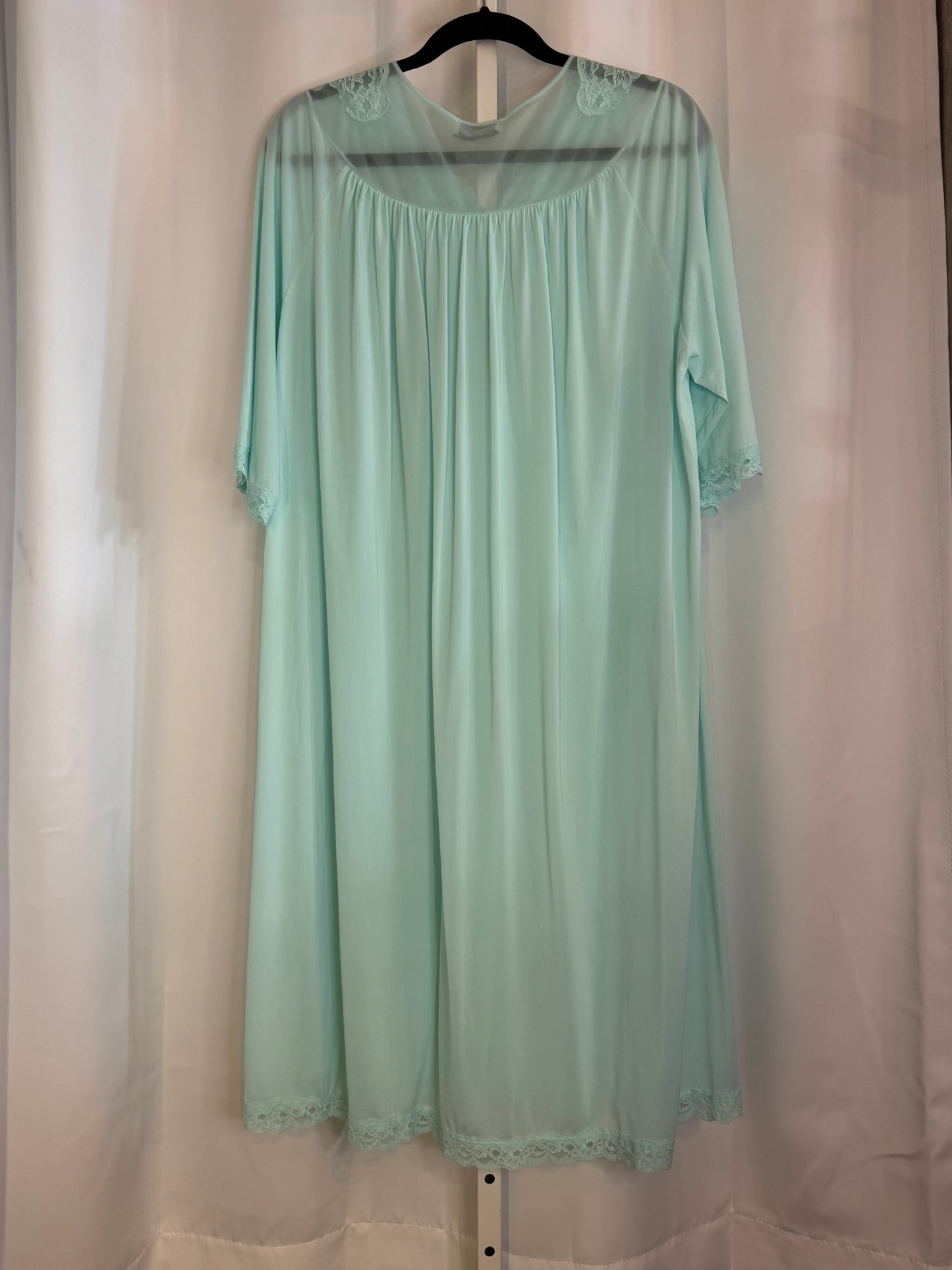 1990s Mint Blue Nightgown