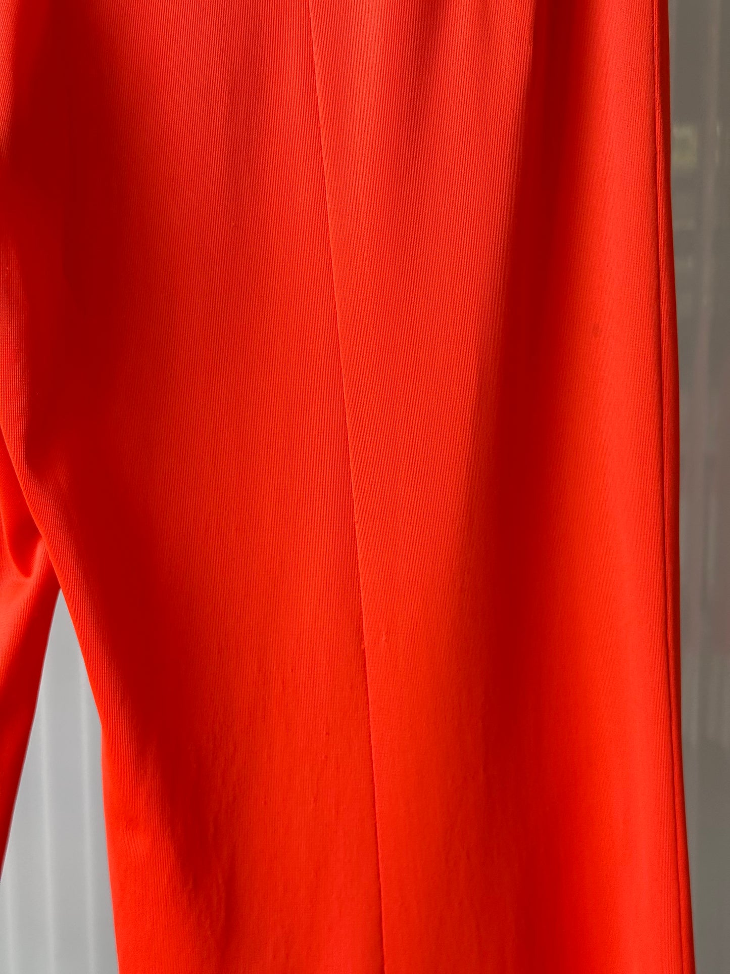 1960s Red-Orange 2-Piece Lacy Pajama Set