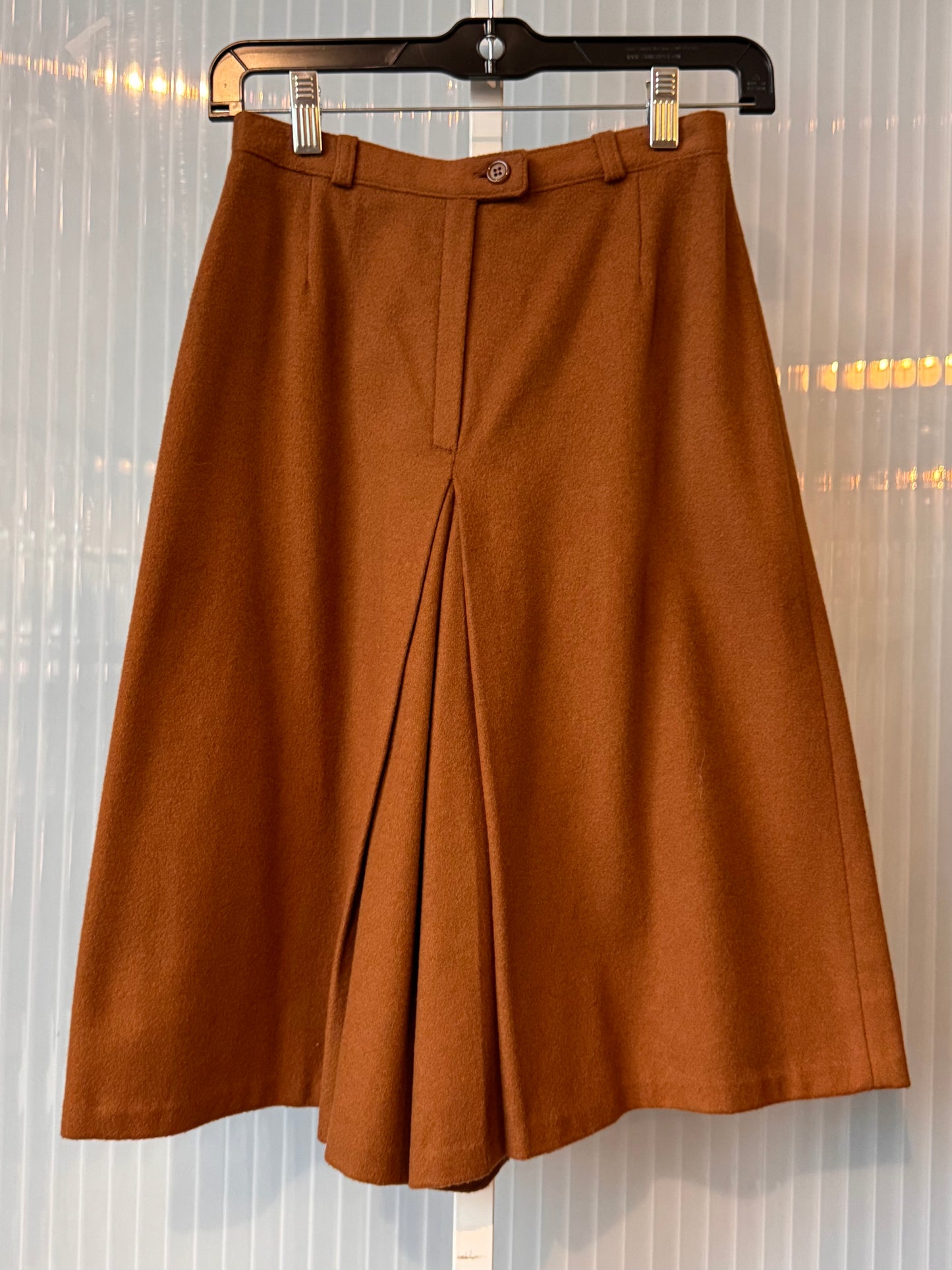 1970s Tan Wool Cullottes