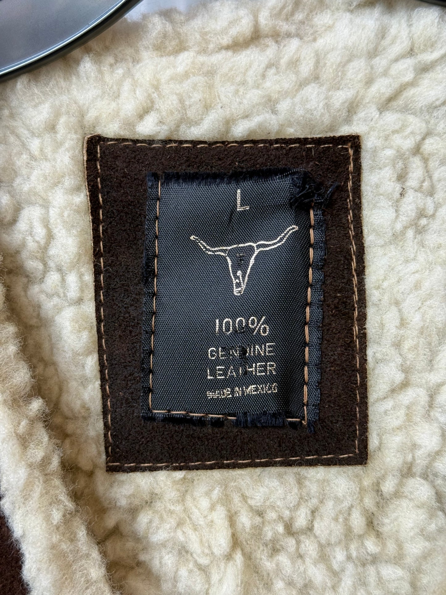 1970s Deep Brown Suede Vest w/ Sherpa Lining