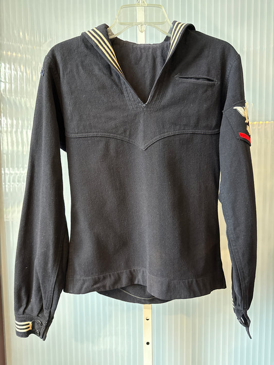 1940s WW2 Navy Uniform Shirt w/ Arm Patch