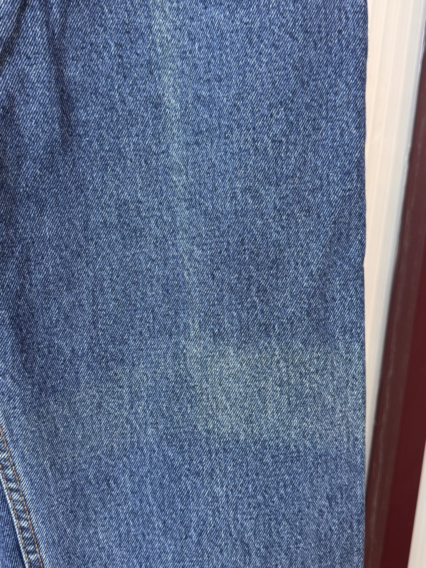 1980s Orange-Tab Levi's Blue Jeans