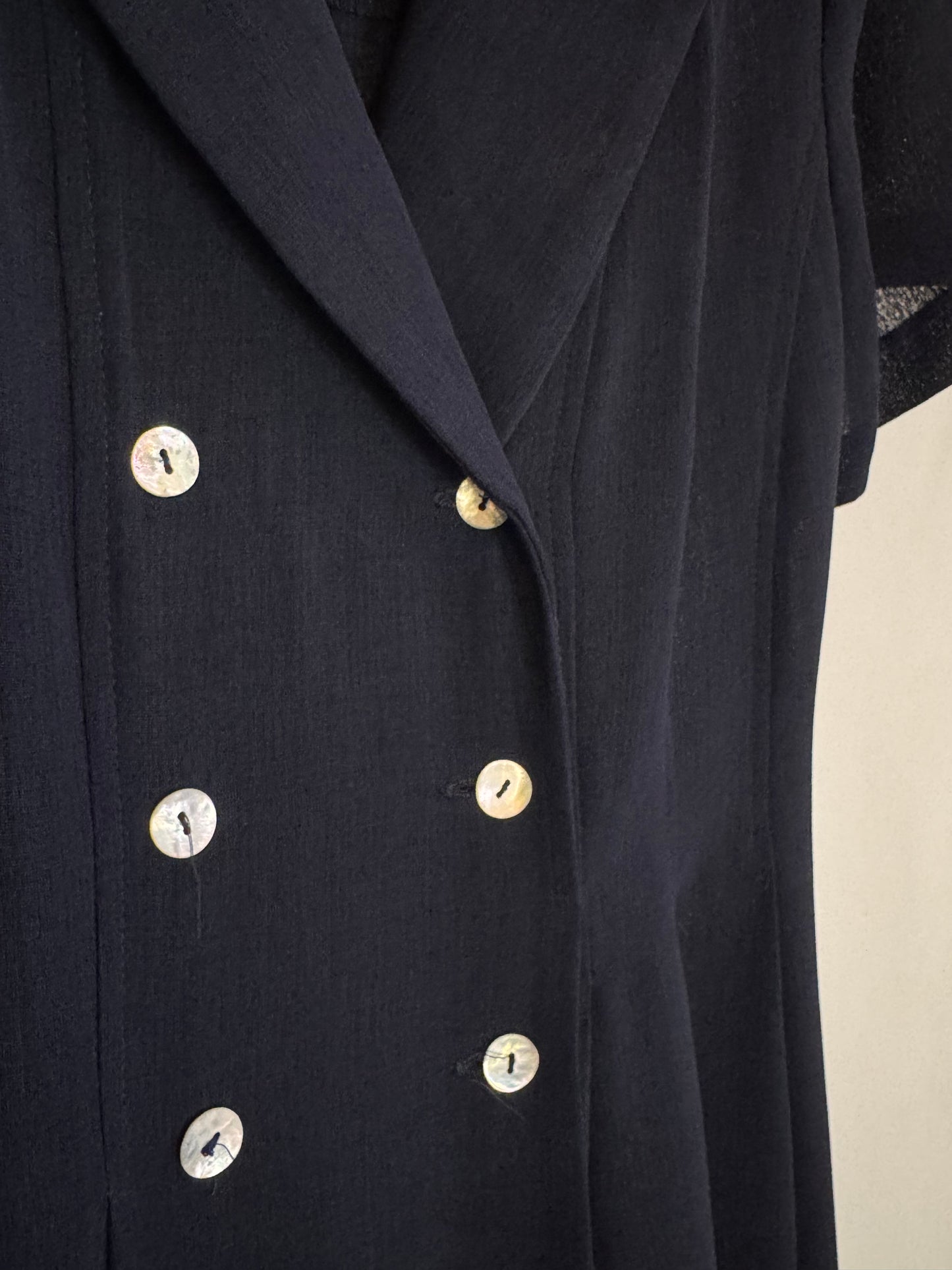 1980s does 1930s Navy Dress
