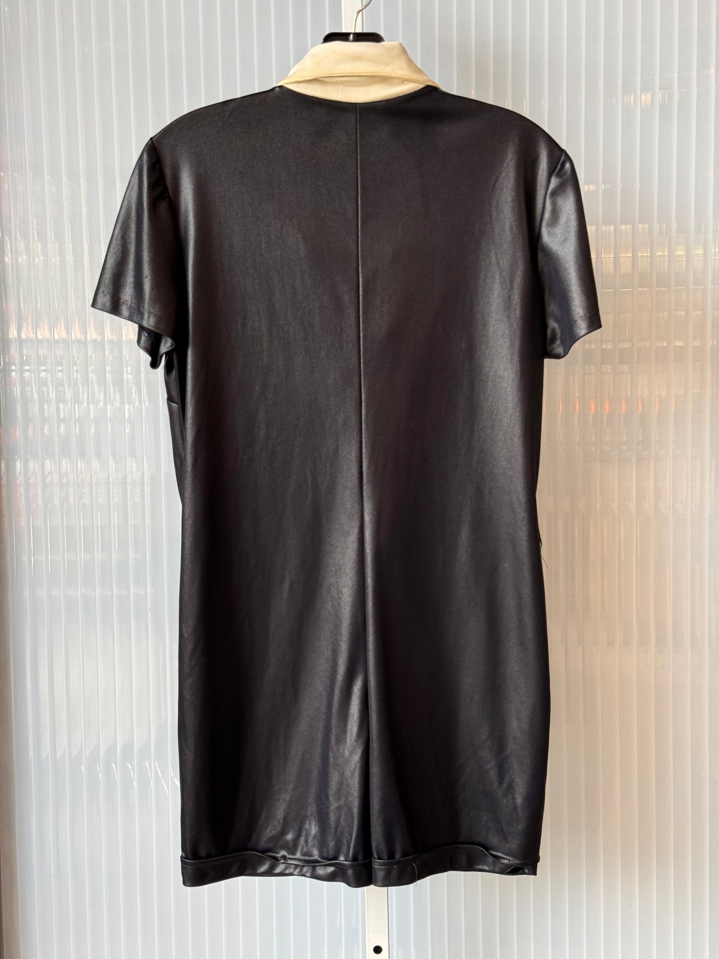 Late 60s Early 70s Black & White Romper