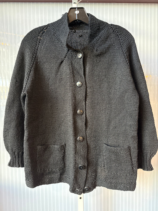 1960s Black Knitted Sweater