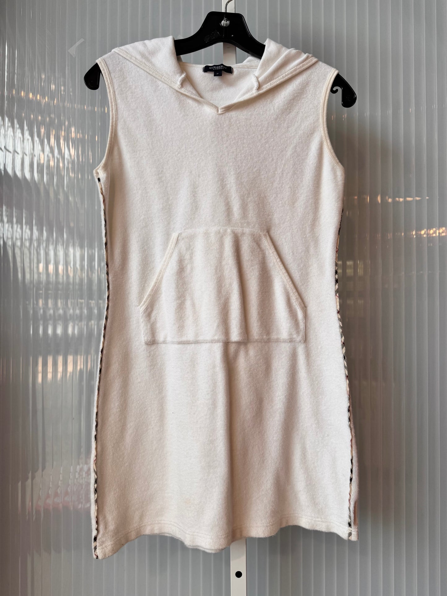 Y2K Burberry Tennis Dress w/ Plaid Trim & Hat Set
