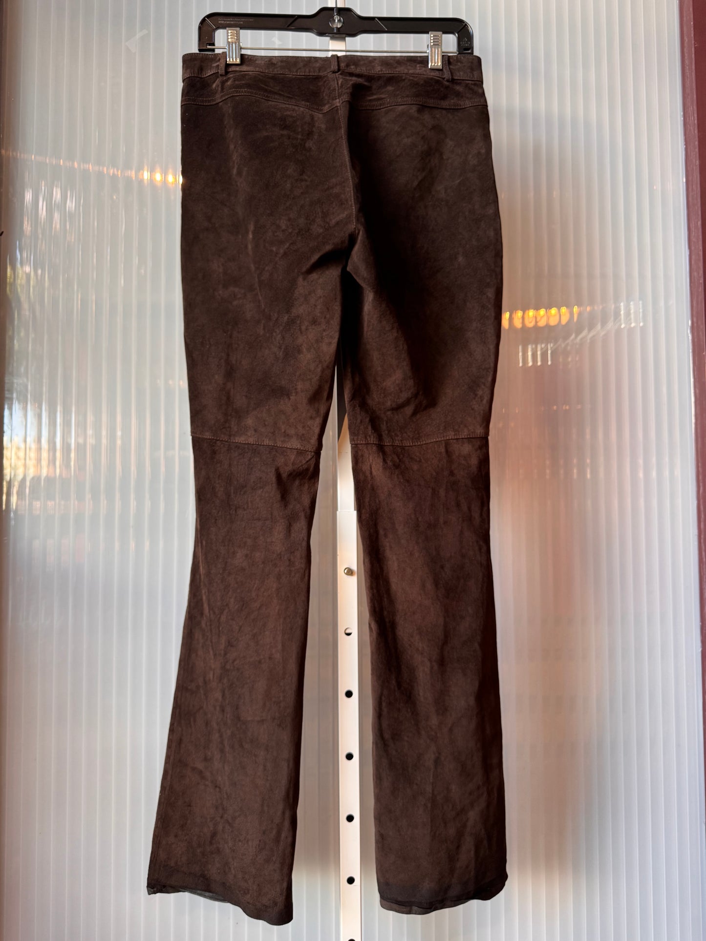 1970s Style Brown Suede Pants