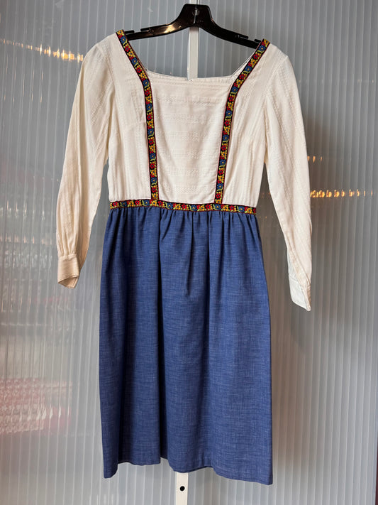 1970s German-Style Frock Dress