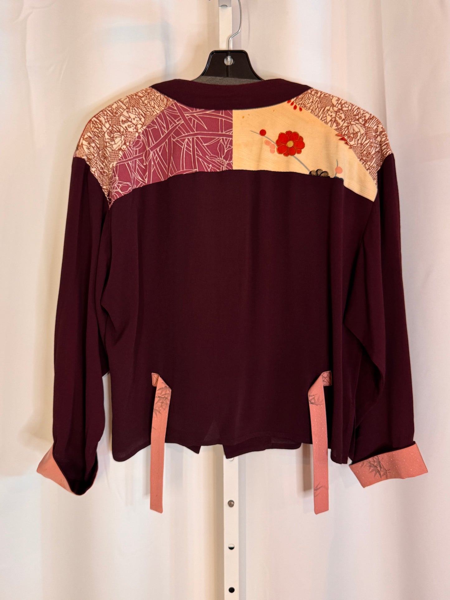 1990s Kimono Inspired Maroon Set