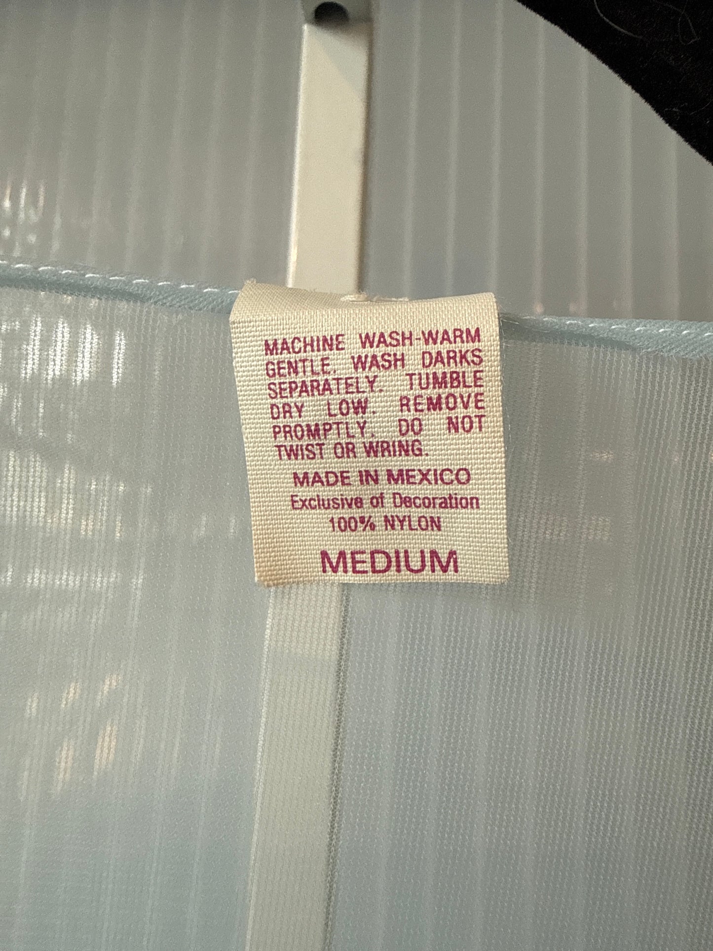 1950s Baby Blue Sheer Nylon Robe