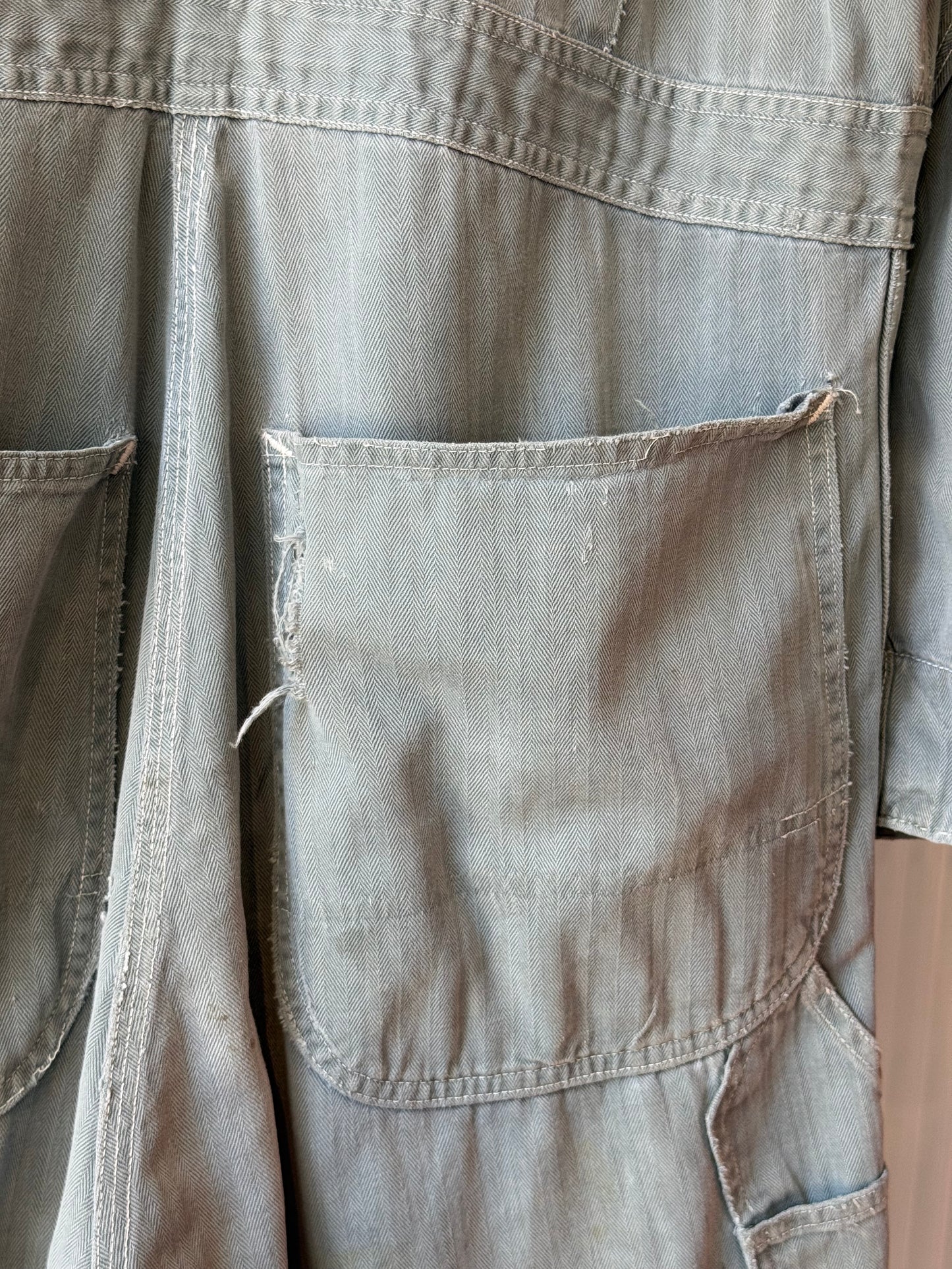 1960s JCPenny "Big Mac" Distressed Coveralls