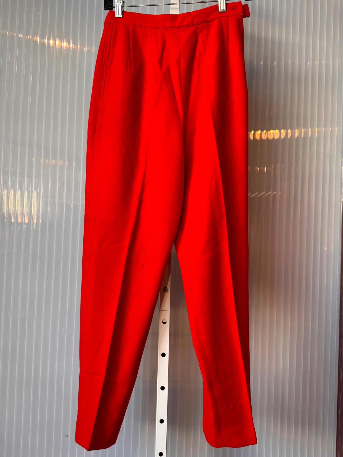1960s Red Snow Suit Jacket & Pants Set