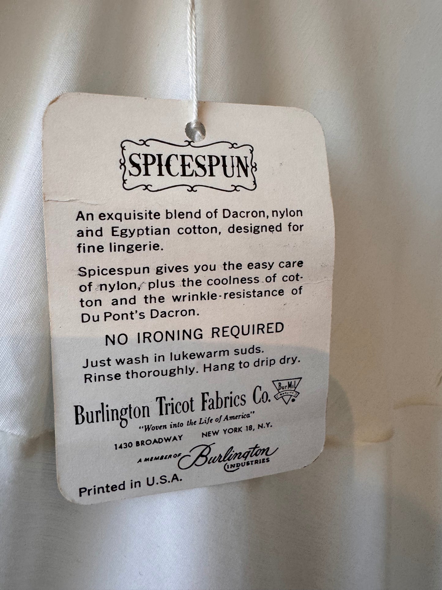 1970s Egyptian Cotton Slip Dress