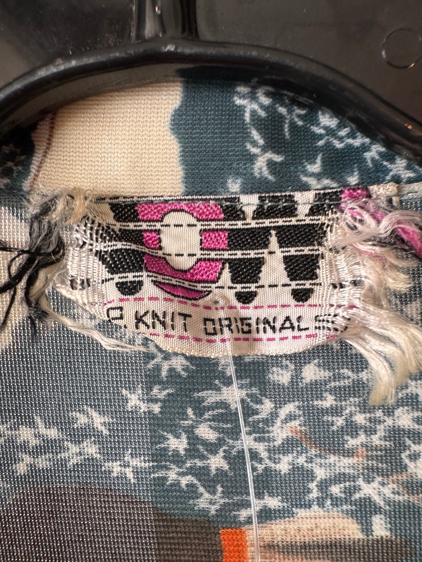 1970s Japanese Print Point Collar Shirt