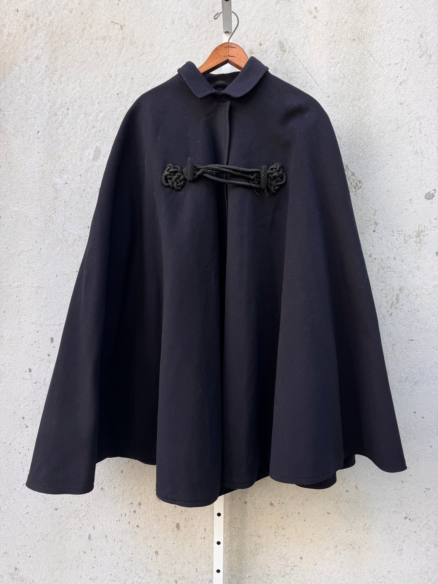 1940s Black Naval Boat Cloak