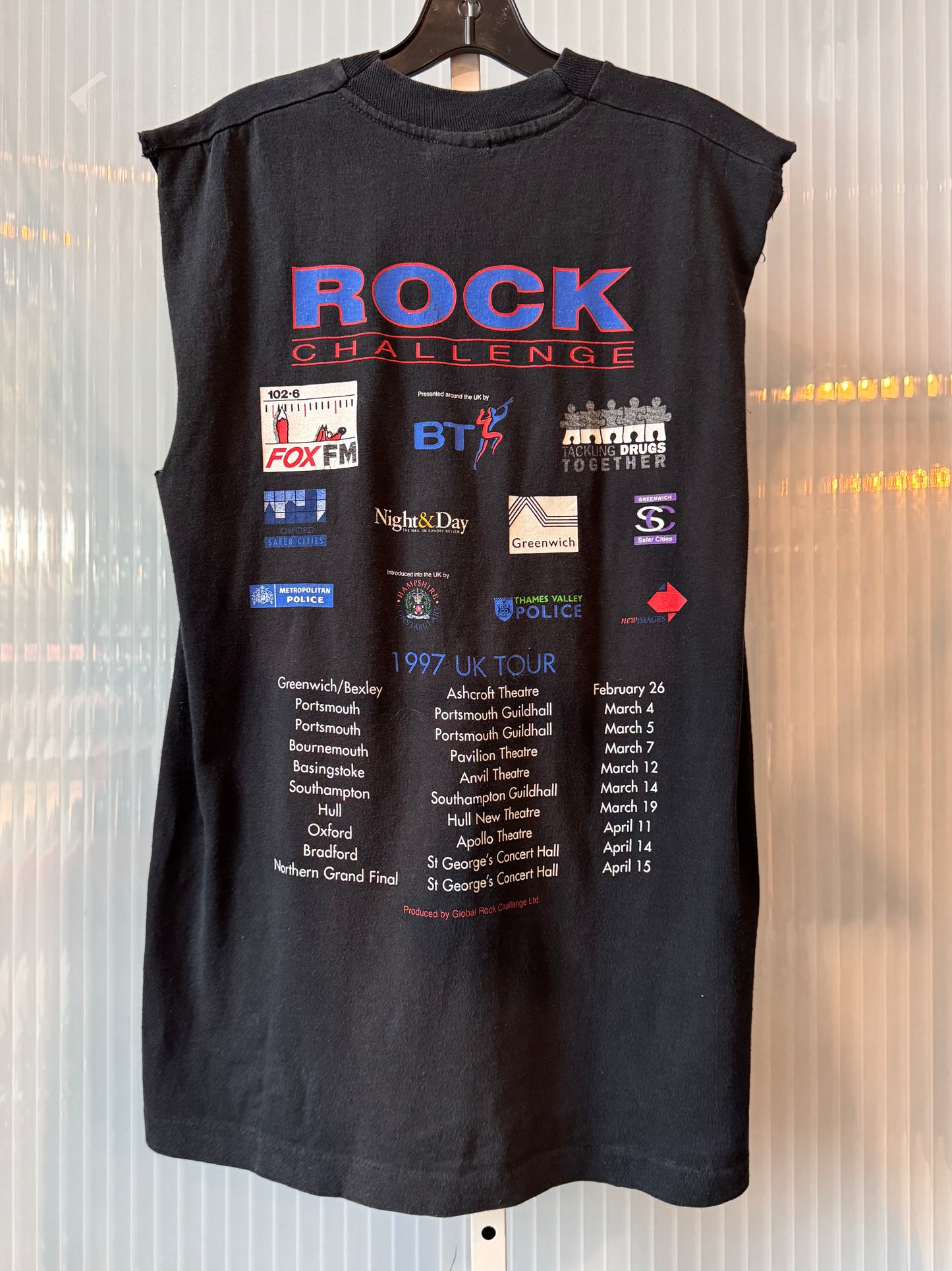 1997 Rock Challenge UK Tour T-shirt
