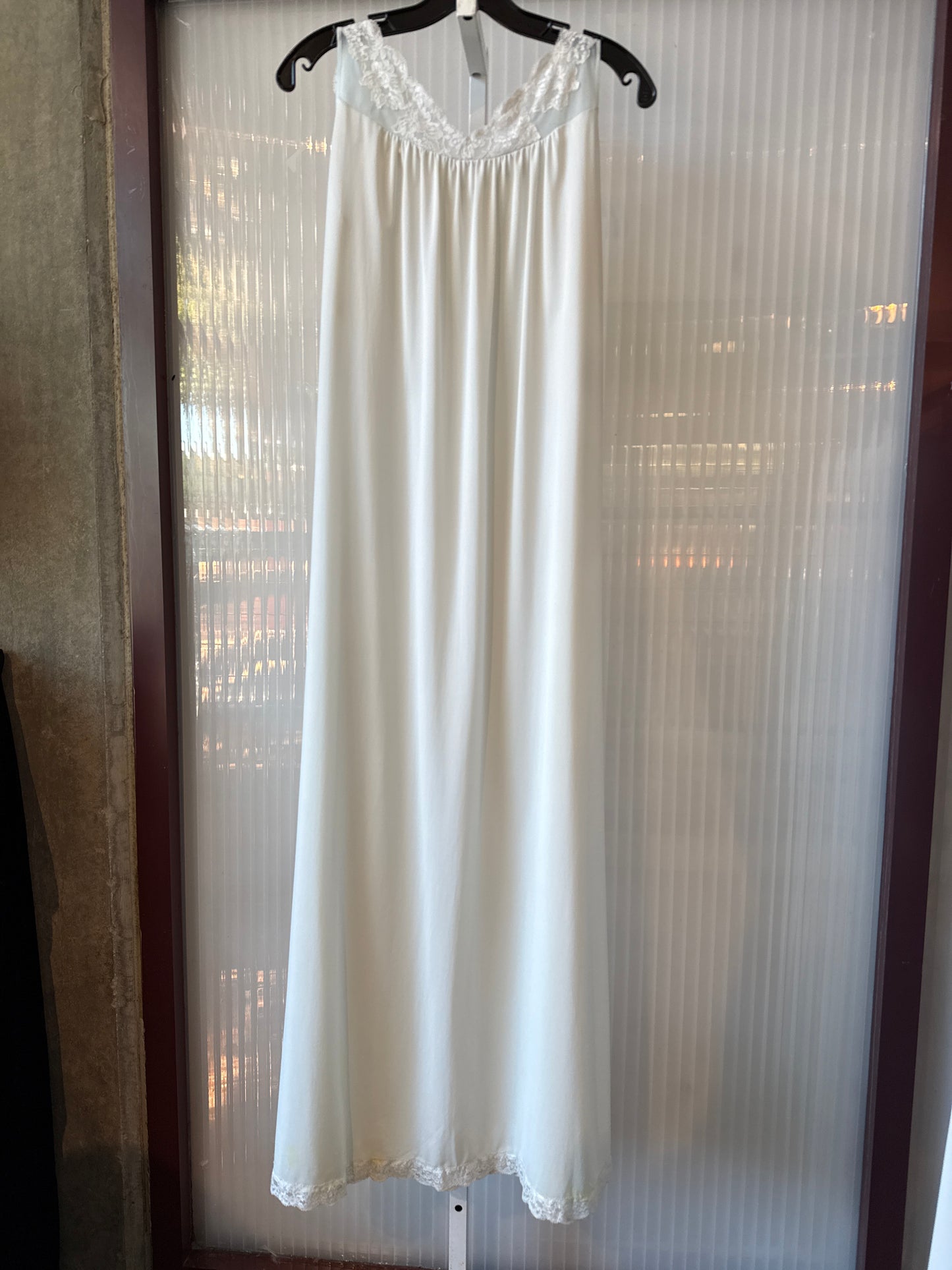 1970s Light Blue Nightgown 2-piece set