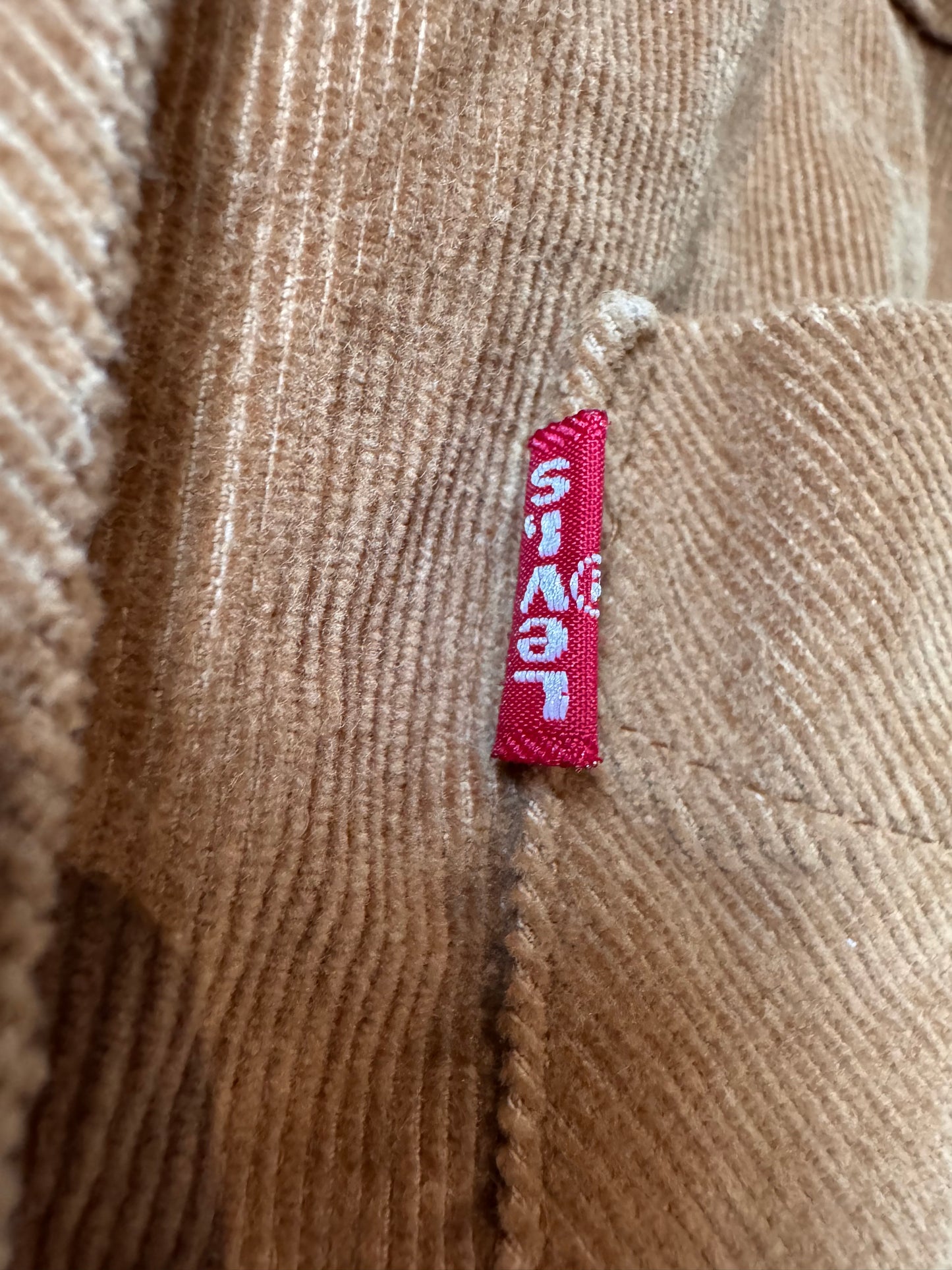 Y2K Levi's Light Brown Corduroy Jacket