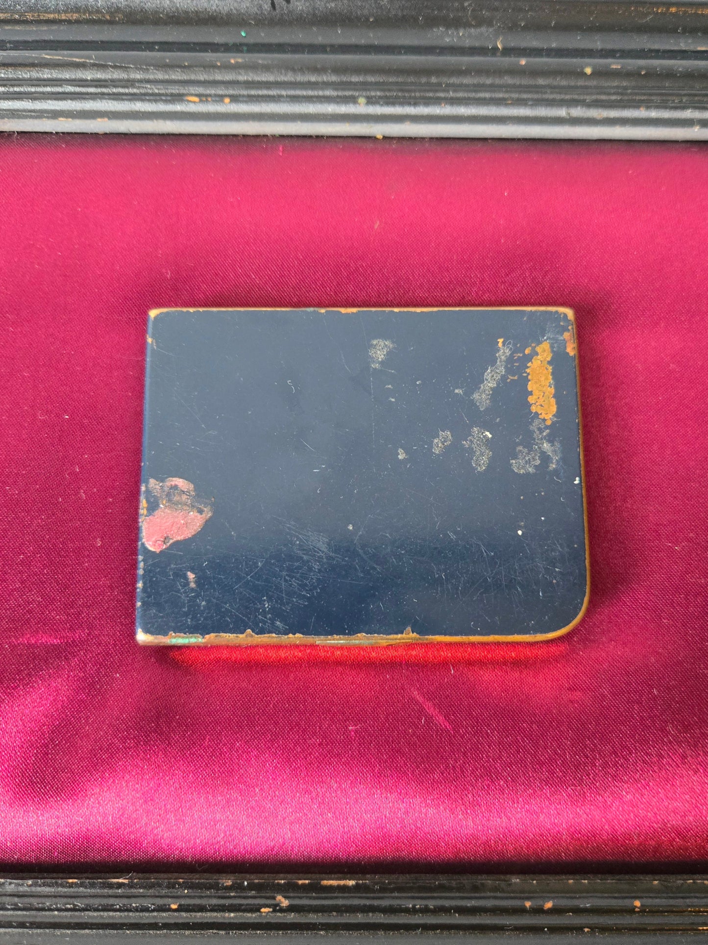 1930s Elgin American Black Enamel Powder Compact