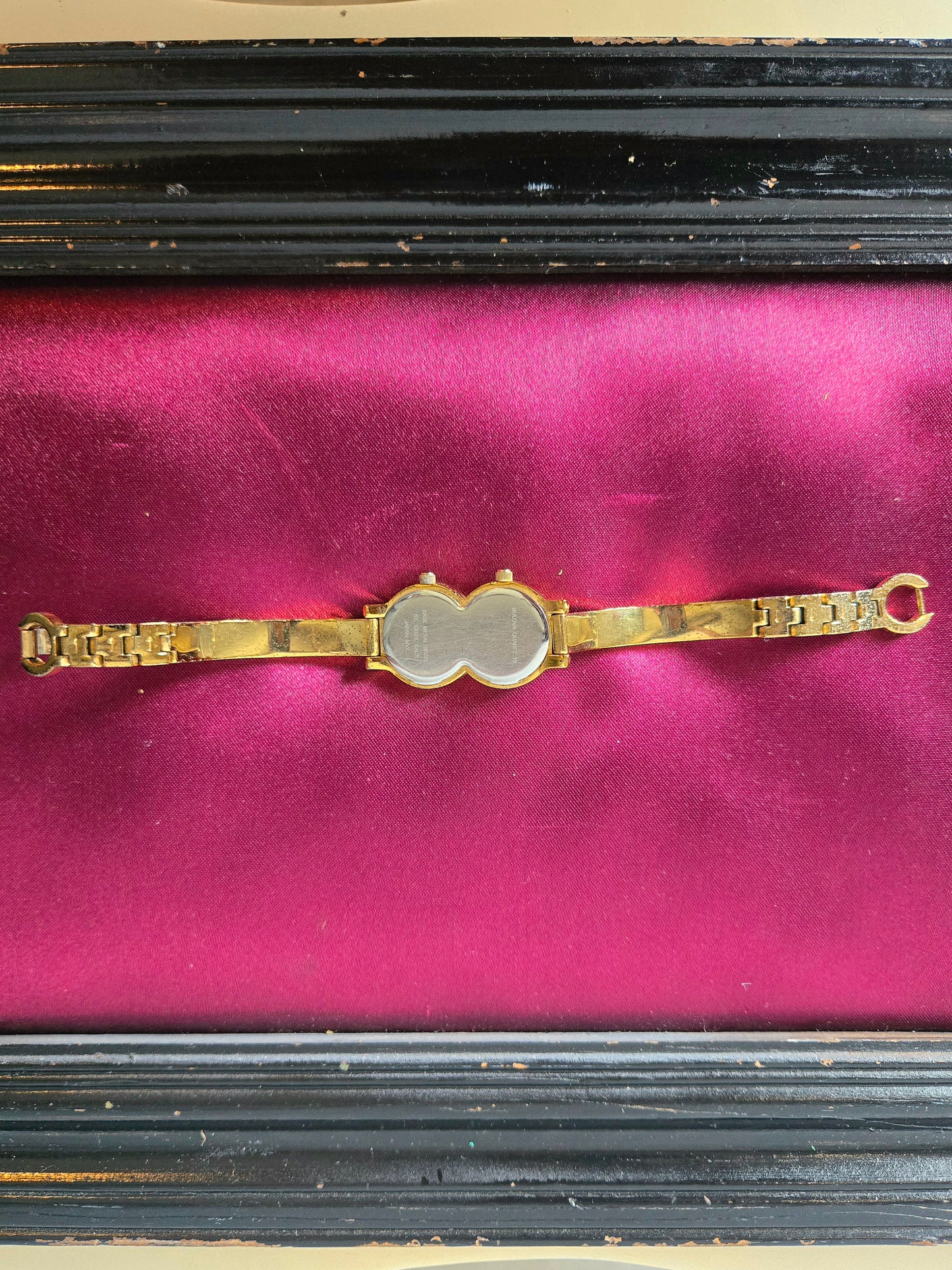 Bulova Gold Dual Time Watch