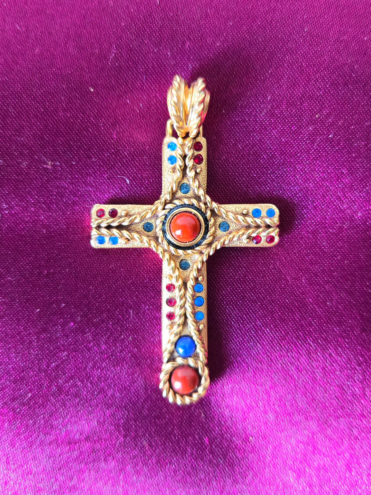 JBK Camrose & Kross Gold Cross Necklace Pendant