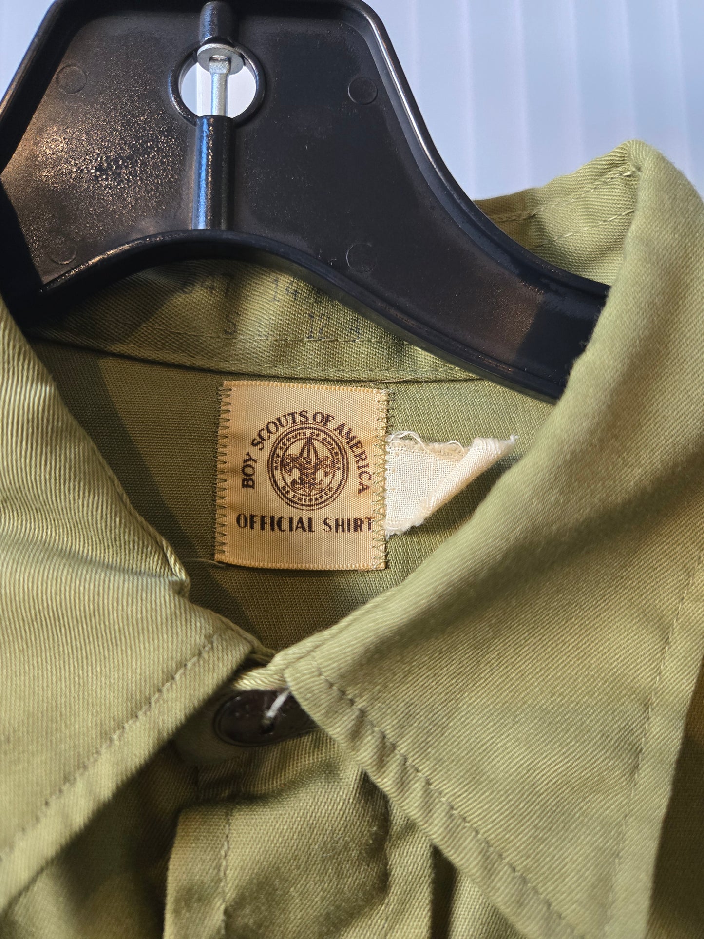 1970s Green Boy Scouts Uniform Shirt