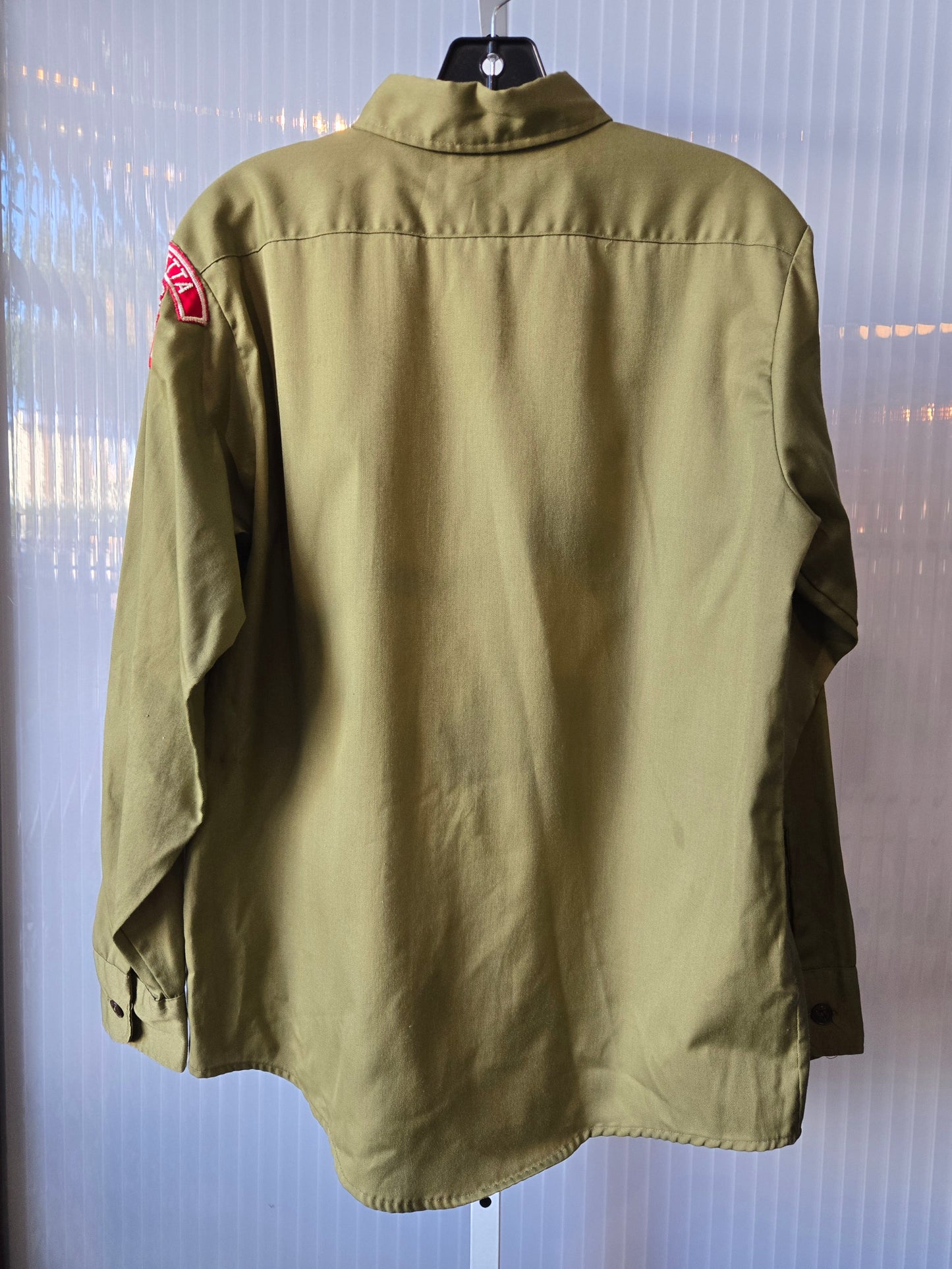 1970s Green Boy Scouts Uniform Shirt