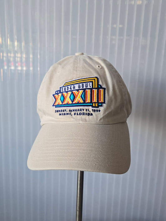 1990s Superbowl NFL Tan Hat