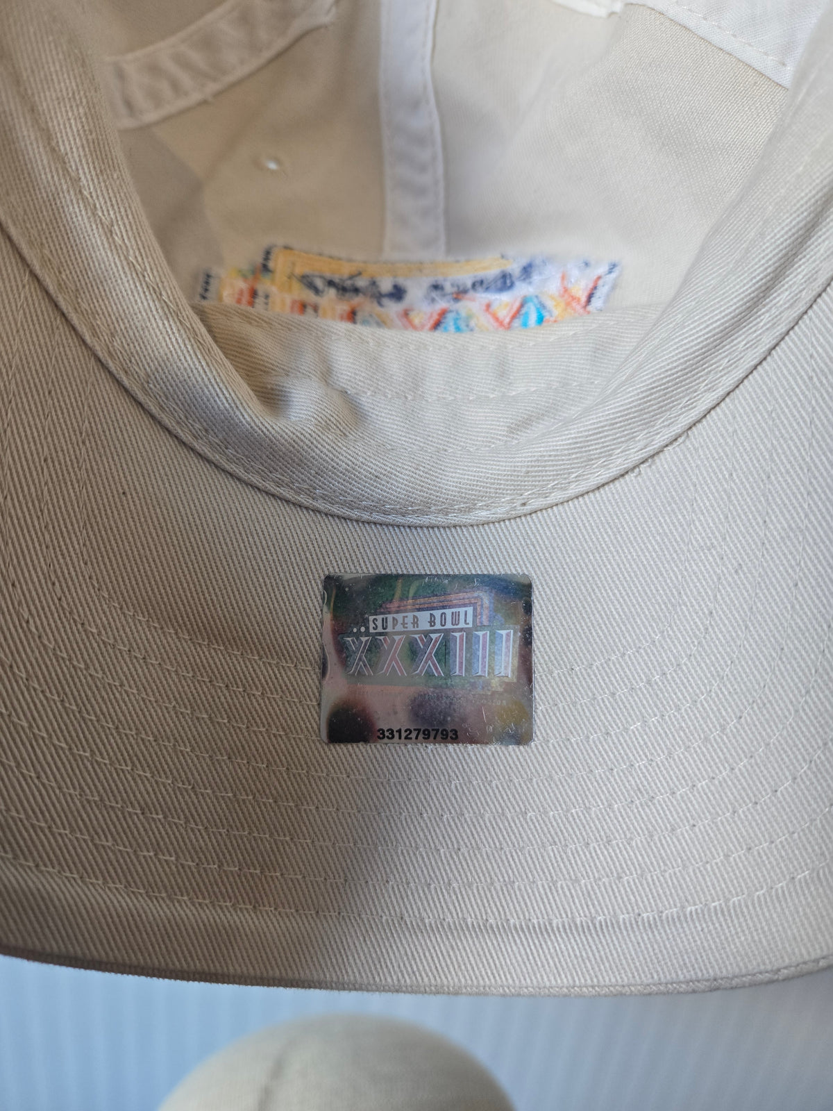 1990s Superbowl NFL Tan Hat