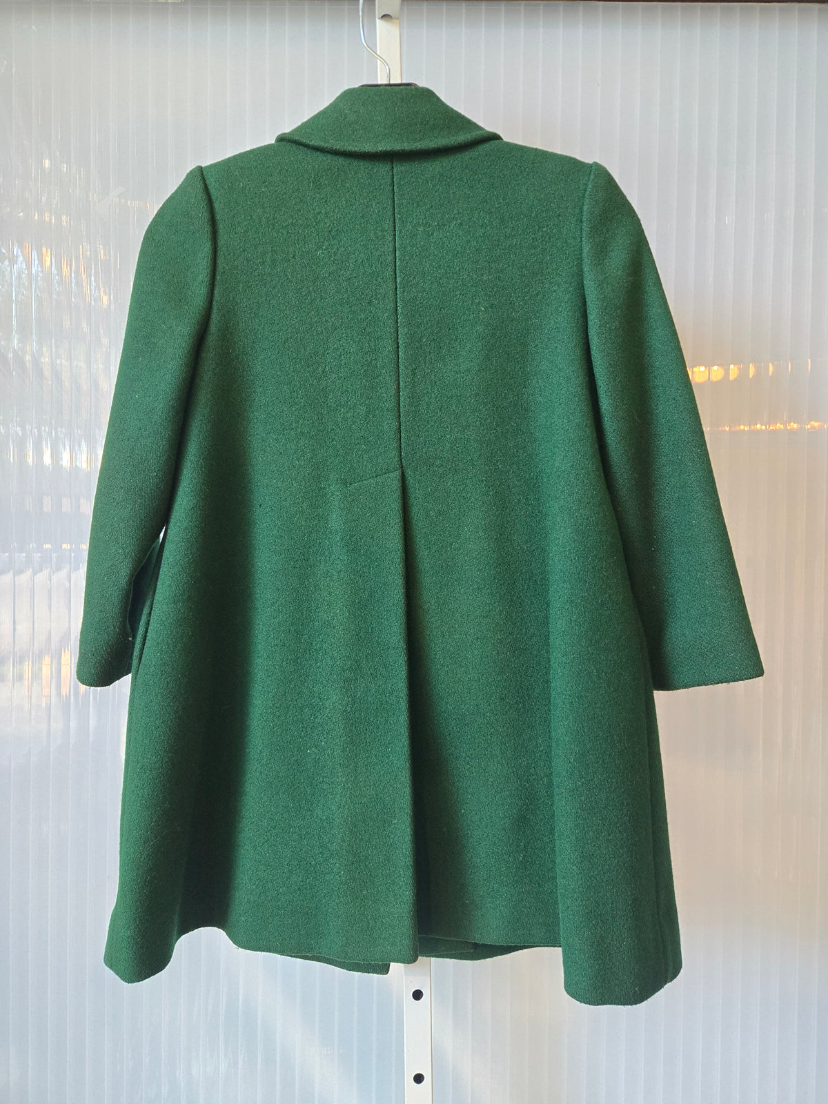 1950s Dark Green Children's Coat