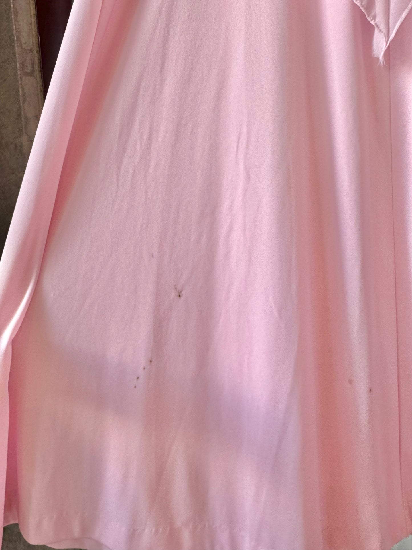 1960s Pink Gown with Sheer Shawl