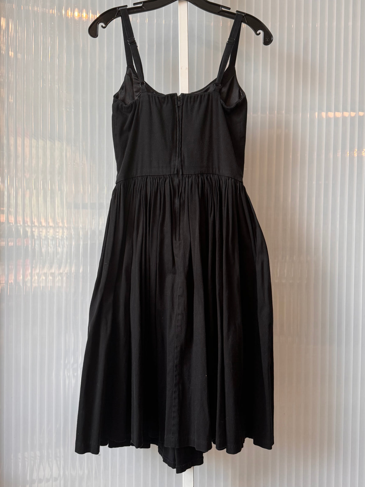 Y2K does 1950s Reproduction Black Swing Dress