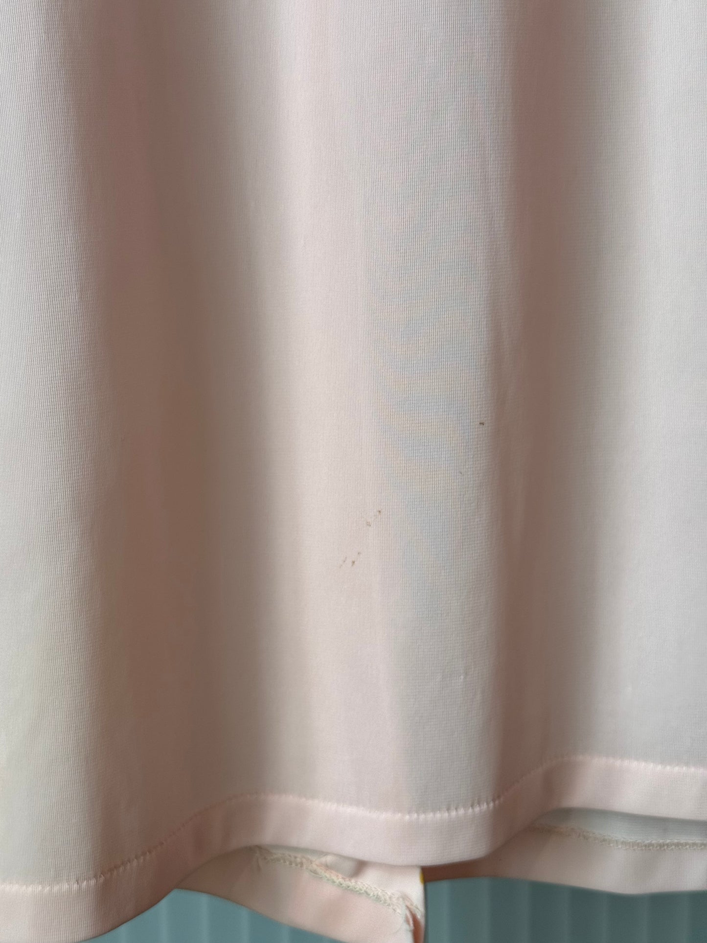 1960s Pink Peter Pan Collar Long Pajama Shirt