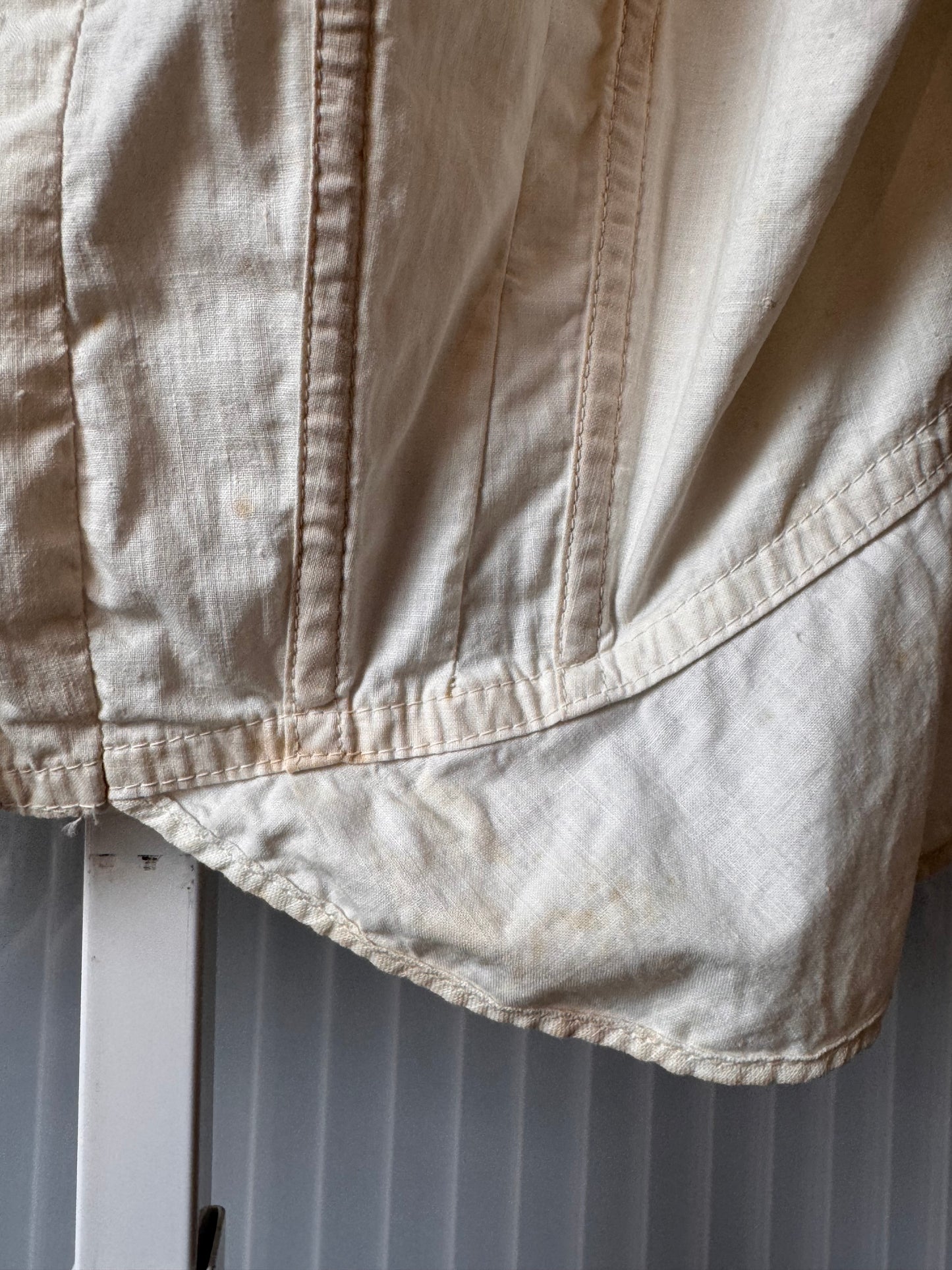 Edwardian White Corset Cover / Camisole