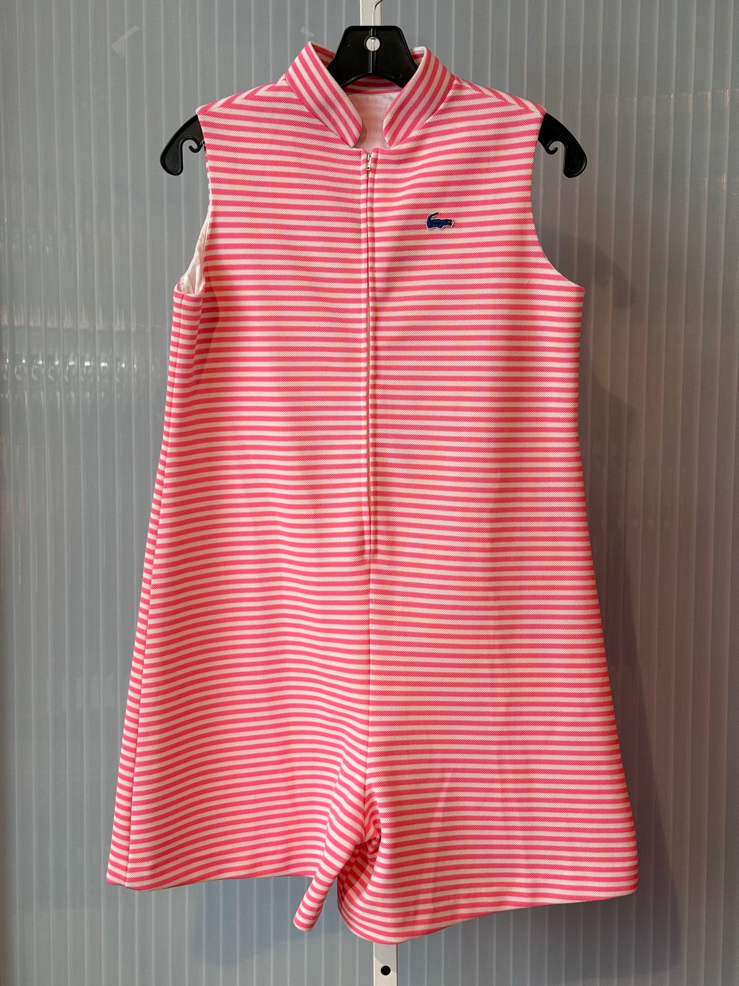 80s Lacoste Pink Stripe Romper
