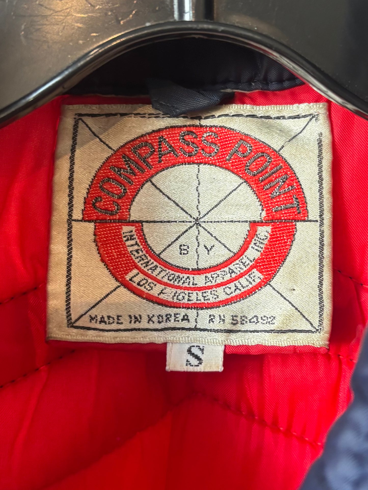 1980s Red, White, and Blue Puffer Vest