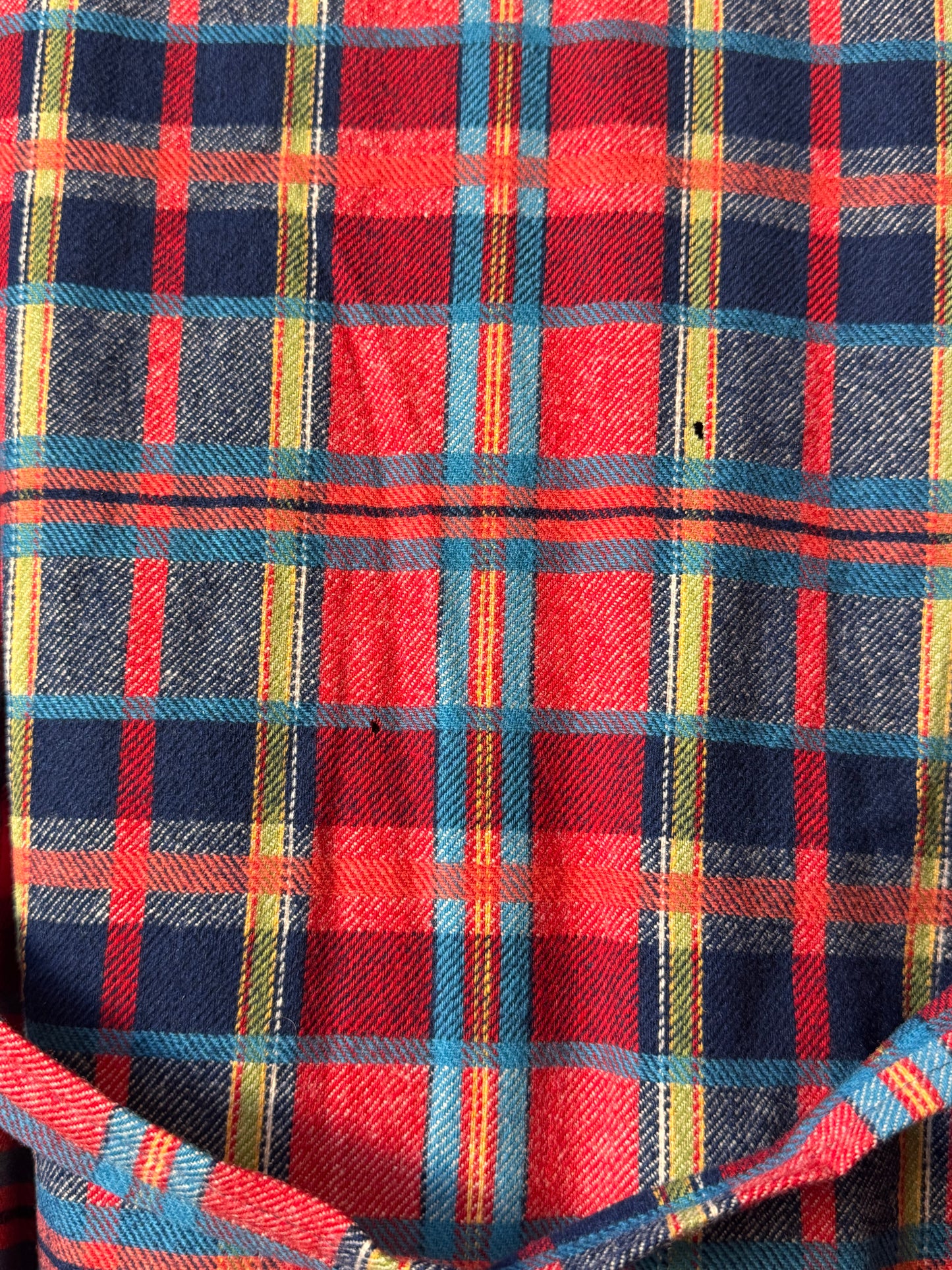 1970s Red Plaid Wool Point-Collar Jacket & Pants Set
