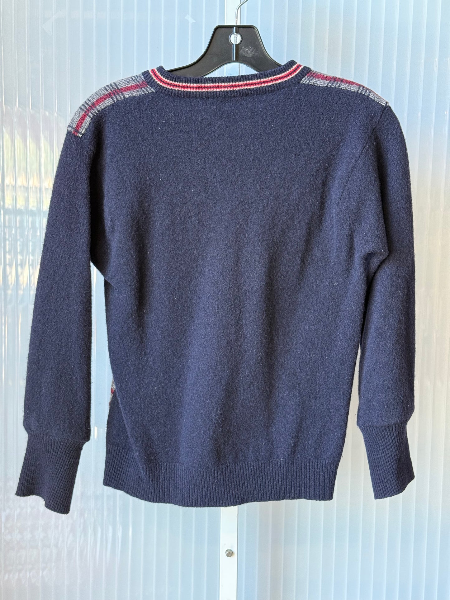 1980s Dior Navy Blue Sweater