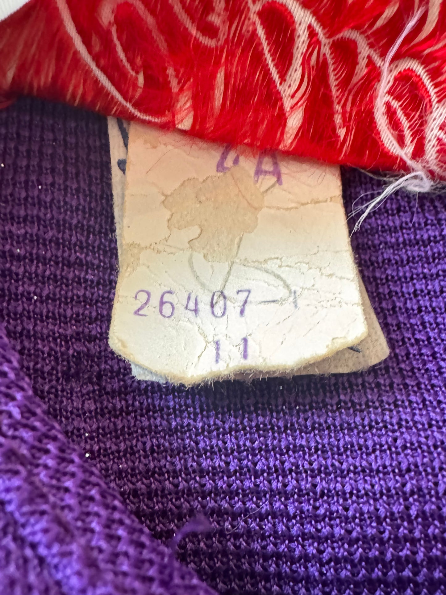 1960s Purple & Yellow Shift Dress