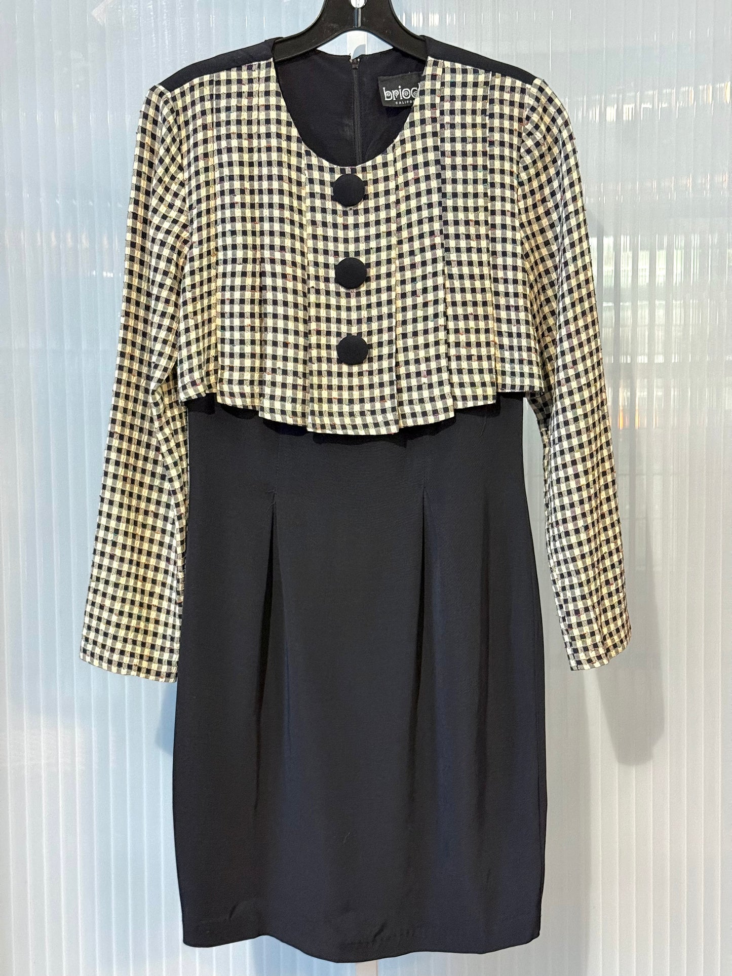 1980s/90s Gingham Sheath Dress