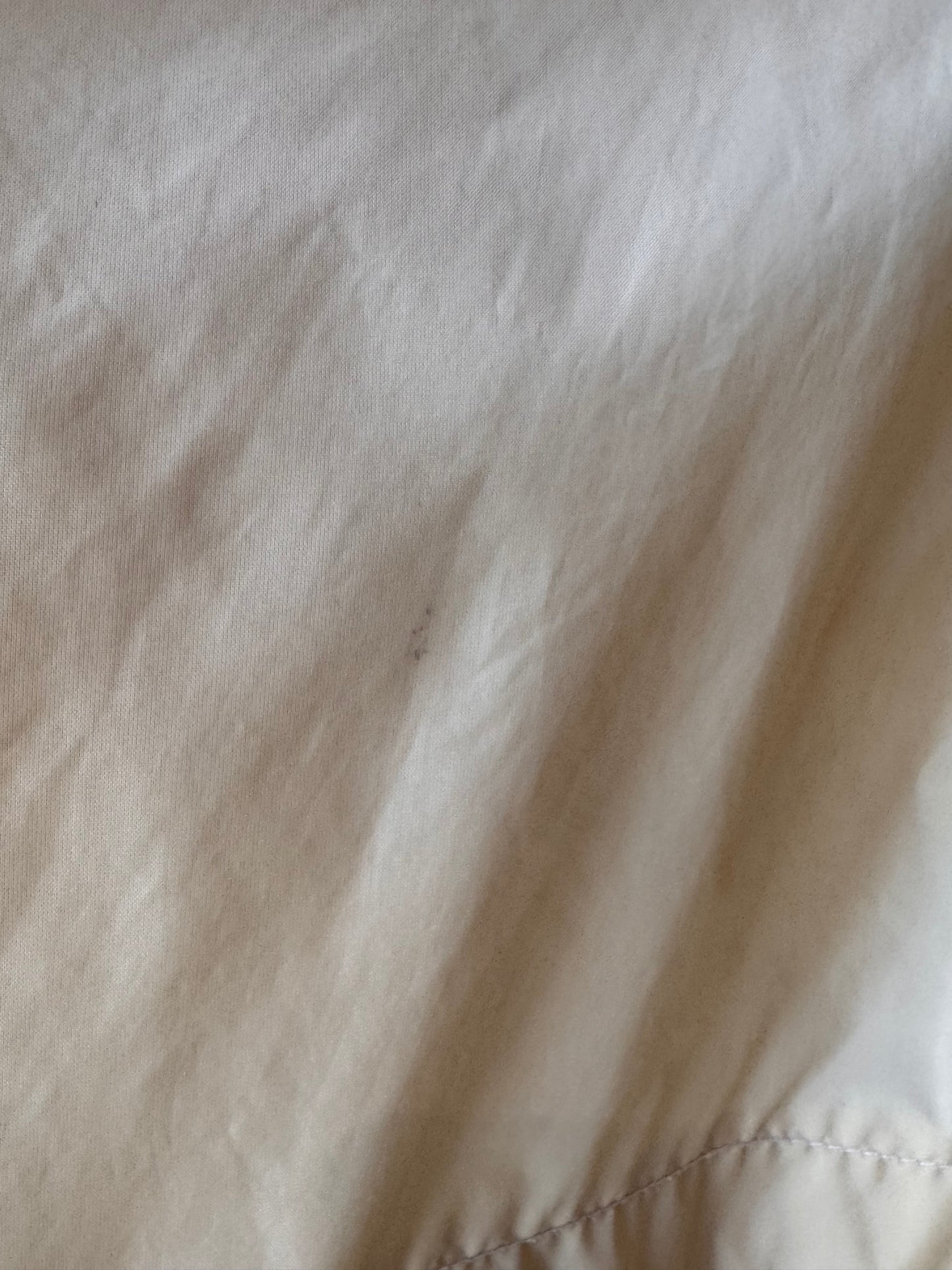 1970s Muted Yellow Hooded Rain Jacket