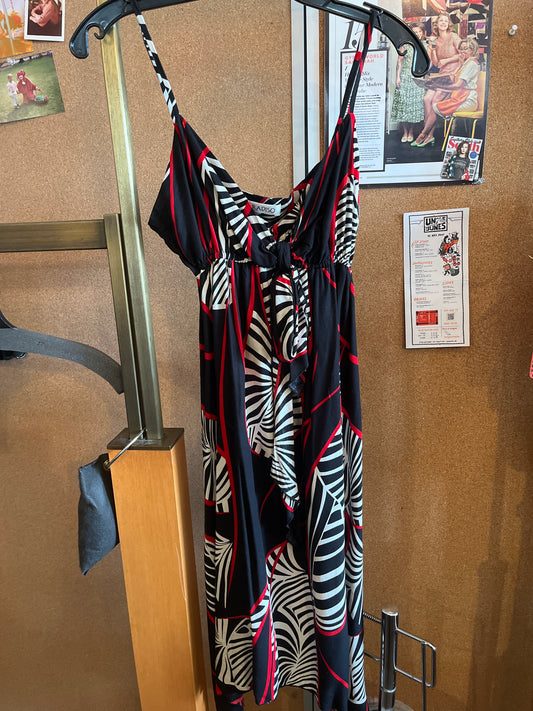 1990s Paradiso Black Dress