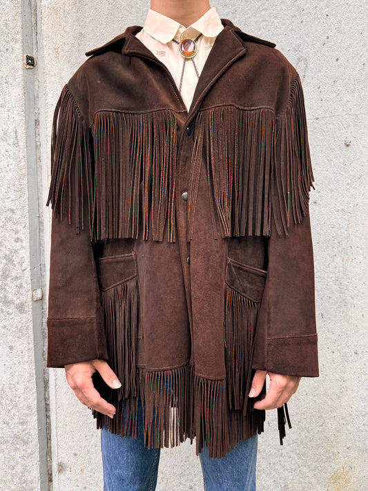 1970s Fringe Suede Jacket